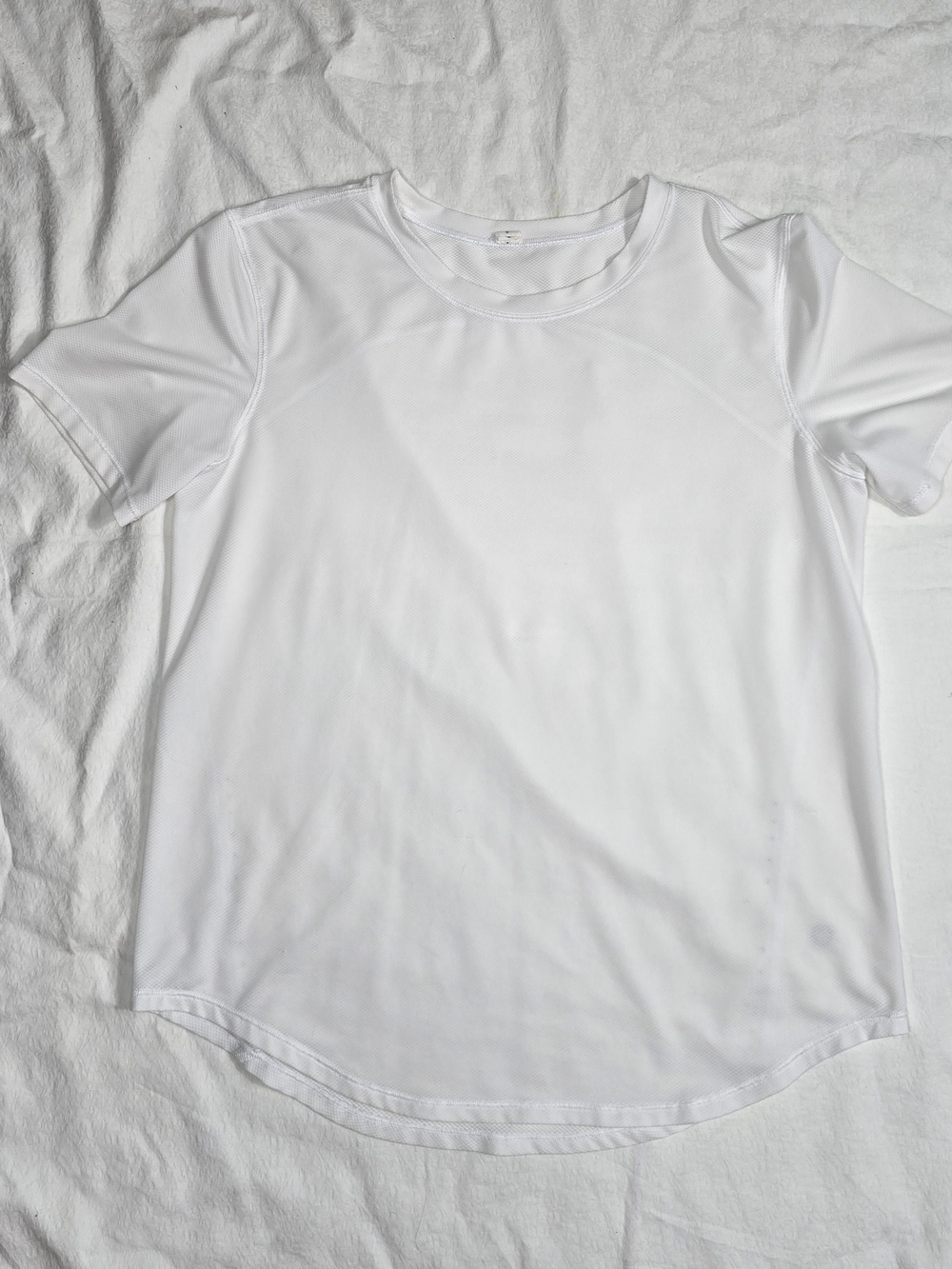 lululemon athletica White Short Sleeve Performance Tee